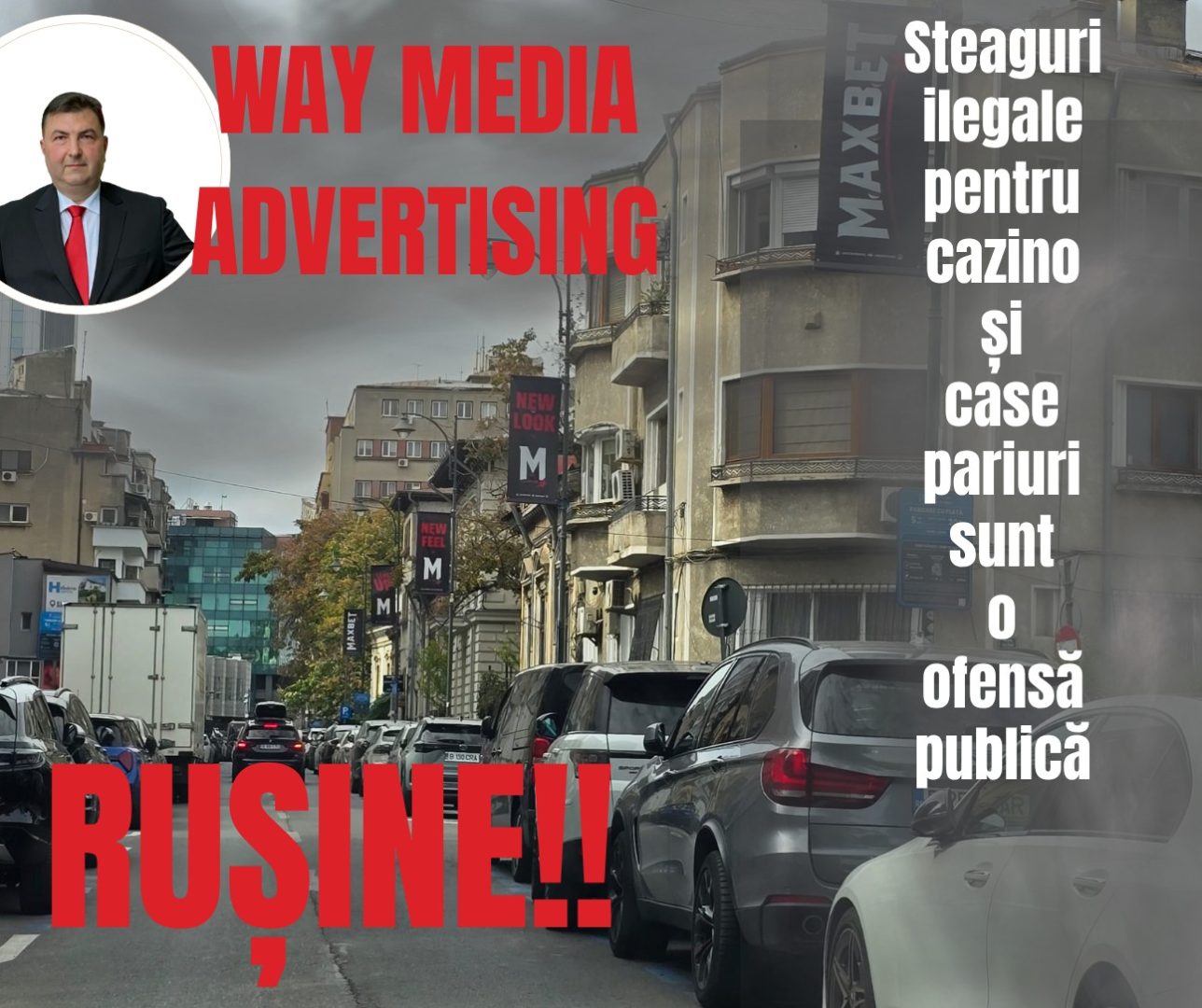 Way Advertise Production SRL și controversele publicității neautorizate în București: Impactul steagurilor pentru cazinouri și pariuri